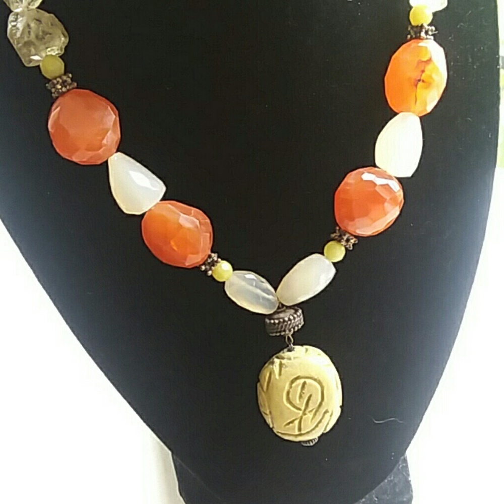 Artisan: B. Aston Necklace and Earrings Set
